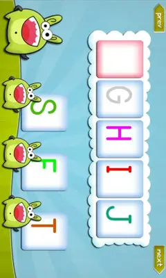 Kids Learning Letters Lite android App screenshot 0